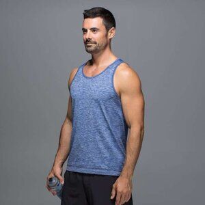 Lululemon Men's Metal Vent Tech Tank - Heathered Blue